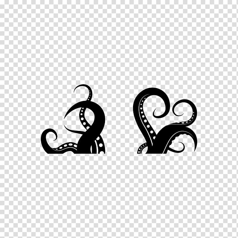 Octopus Silhouette Tentacle , Silhouette transparent background PNG clipart