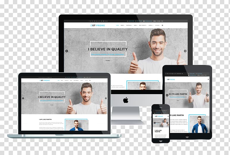 Responsive web design Web template system Joomla, personal resume transparent background PNG clipart