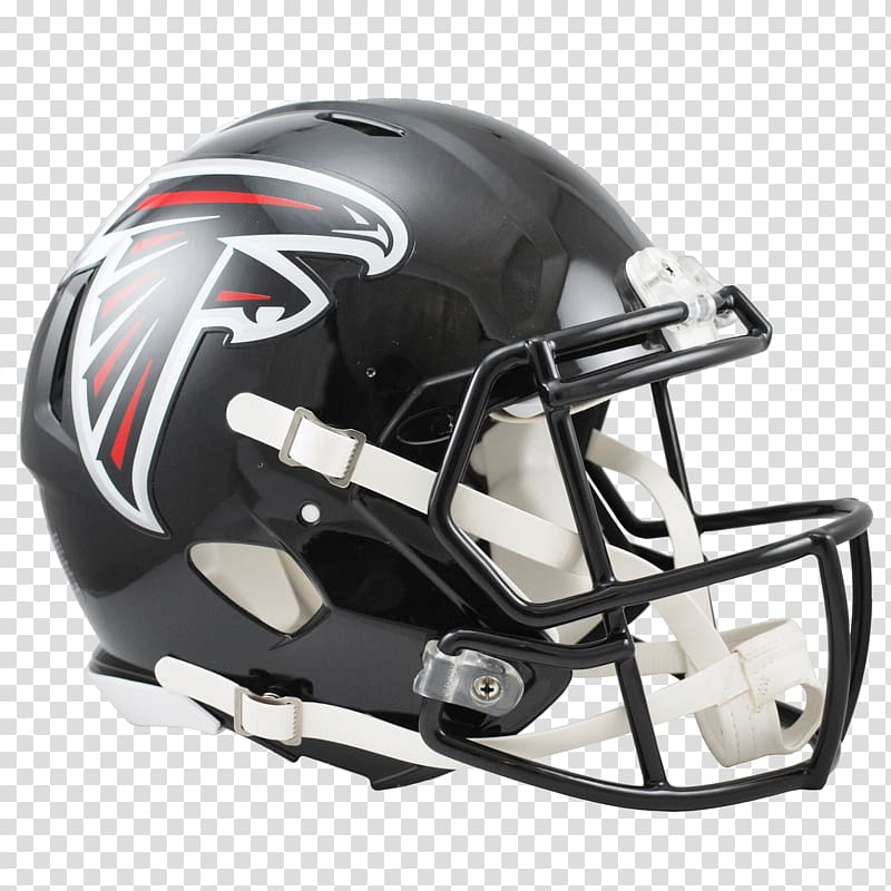 black, white, and red Atlanta Falcons football helmet, Atlanta Falcons Helmet transparent background PNG clipart