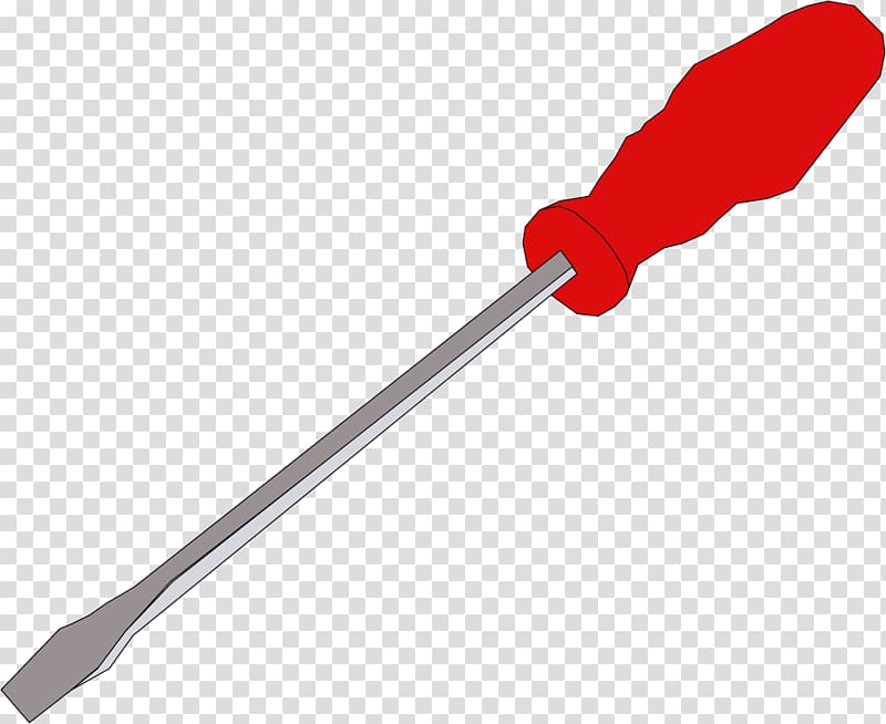 Screwdriver , painted screwdriver transparent background PNG clipart