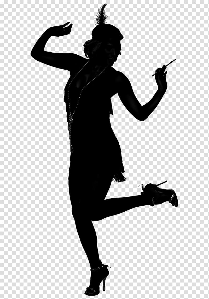 woman standing one-leg, The Great Gatsby Jay Gatsby Daisy Buchanan 1920s Silhouette, gatsby transparent background PNG clipart