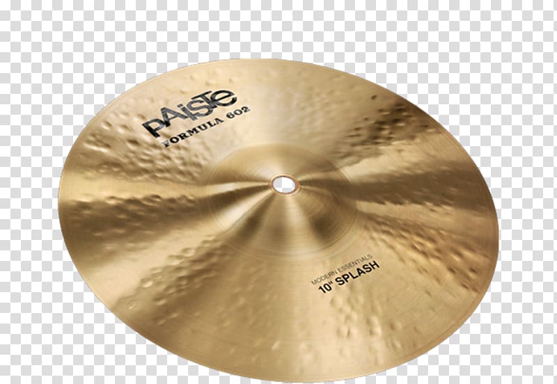 Paiste Splash cymbal Drums China cymbal, wind instruments transparent background PNG clipart