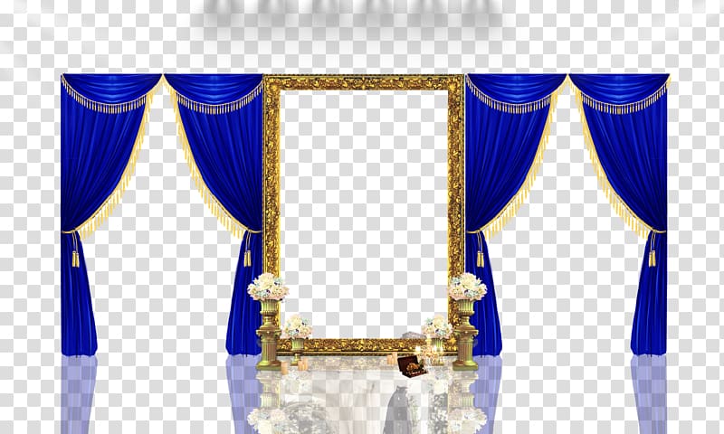Wedding Marriage Blue Computer file, Blue wedding furnishing transparent background PNG clipart