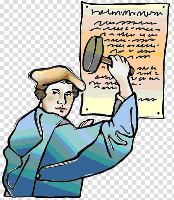 95 theses clipart