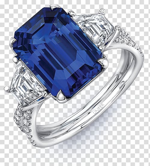 Sapphire Engagement ring Gemstone Jewellery, colored stones transparent background PNG clipart