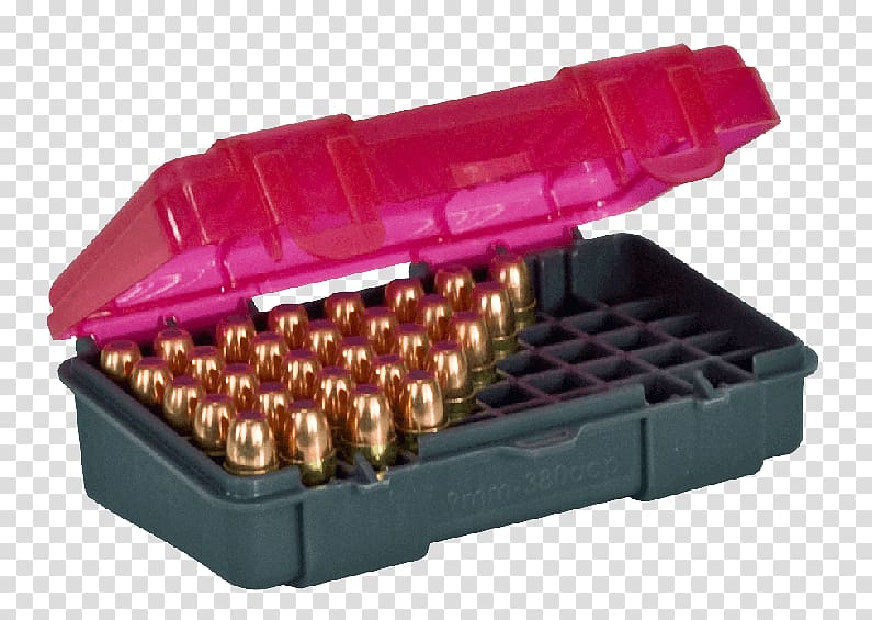 Ammunition box Cartridge .380 ACP Firearm, ammunition transparent background PNG clipart