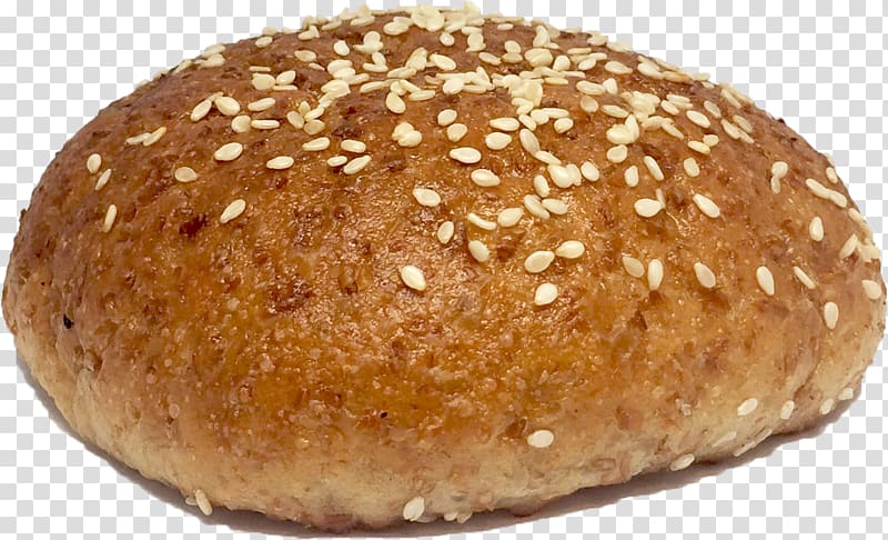 Hamburger Rye bread Bakery Whole grain Small bread, bun transparent background PNG clipart