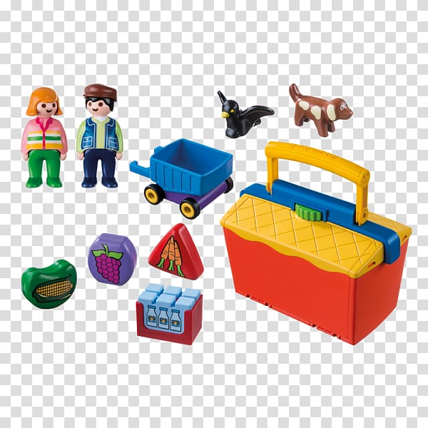 Playmobil Toy Retail Market stall Game, toy transparent background PNG clipart