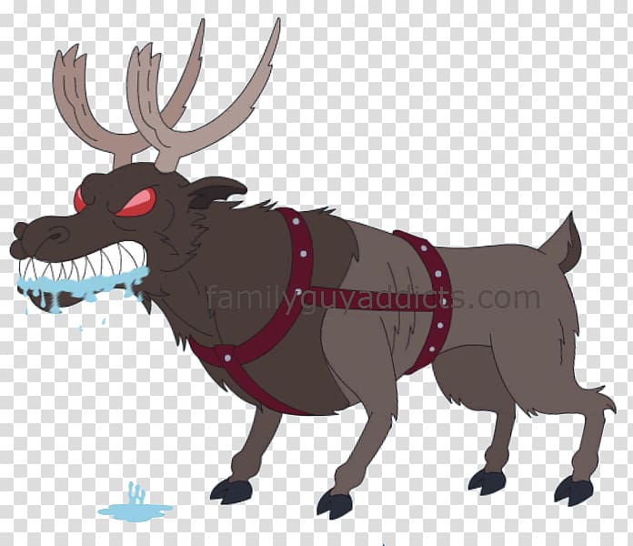 Reindeer Santa Claus Christmas , Bad Reindeer transparent background PNG clipart