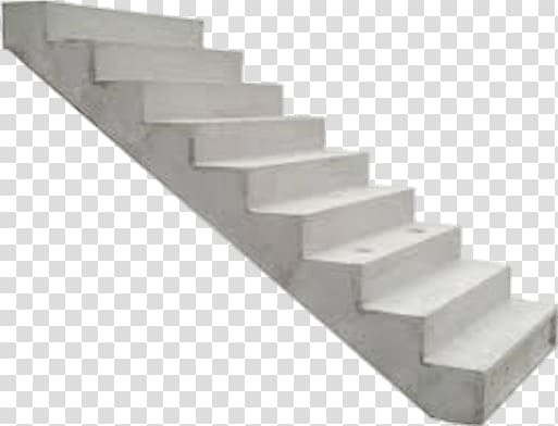 white concrete stairs, Precast Concrete Stairs transparent background PNG clipart