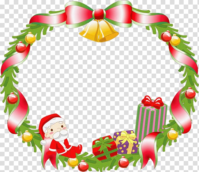 Christmas Advent wreath Garland, christmas transparent background PNG clipart