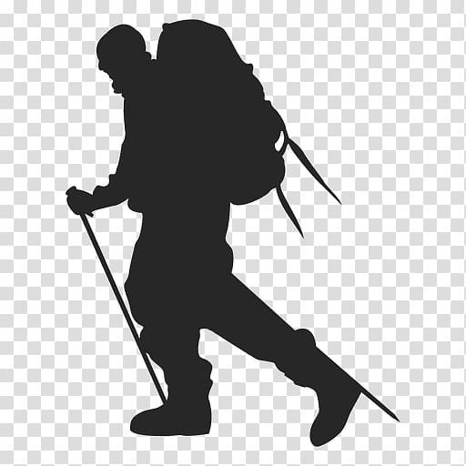 Hiking Silhouette , hike transparent background PNG clipart