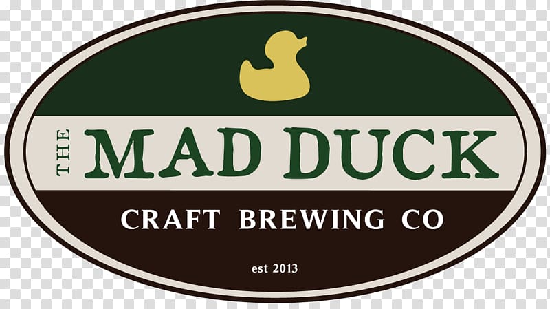 Mad Duck Craft Brewing Co The Mad Duck Beer Brewery, DUCK transparent background PNG clipart