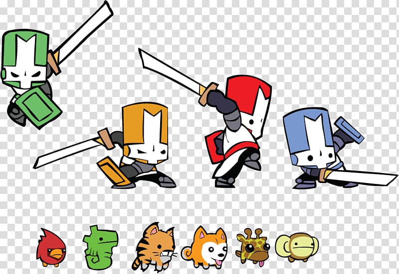 Castle Crashers , creative cat logo transparent background PNG clipart