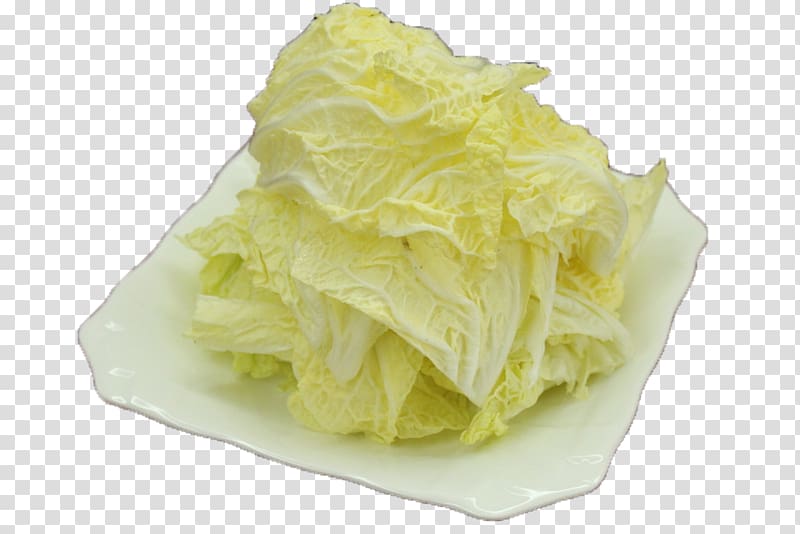 Chinese cabbage Leaf vegetable Dish, A dish of cabbage transparent background PNG clipart