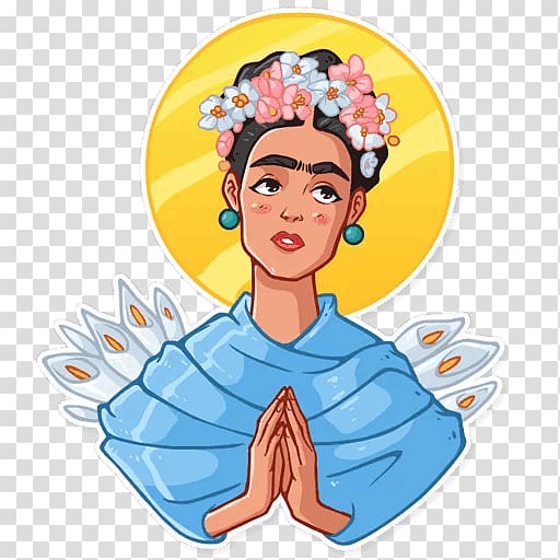 Frida Kahlo Telegram Sticker , others transparent background PNG clipart