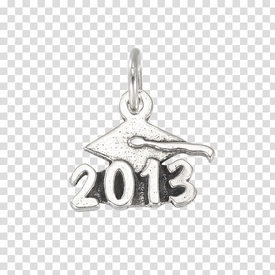 Sterling silver Charm bracelet Locket Jewellery, silver graduation transparent background PNG clipart