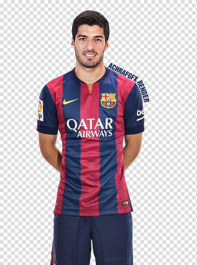 Luis Suárez 2015–16 FC Barcelona season La Liga Jersey, LUIS SUAREZ transparent background PNG clipart