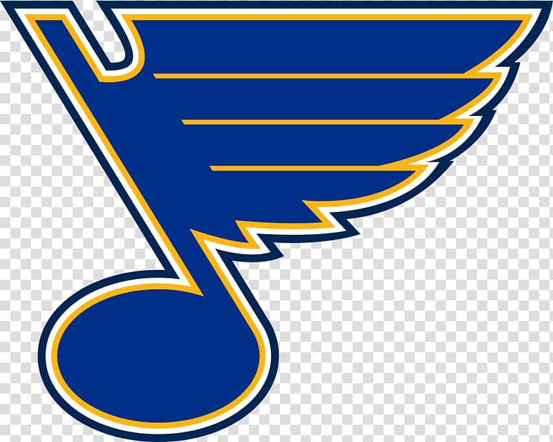 note with wing NHL logo r, St. Louis Blues Official Logo transparent background PNG clipart