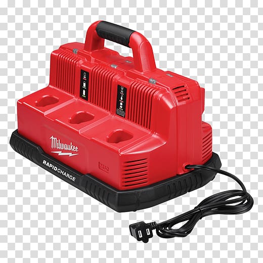 Power tool Milwaukee Electric Tool Corporation Saw Cordless, Battery Charger transparent background PNG clipart