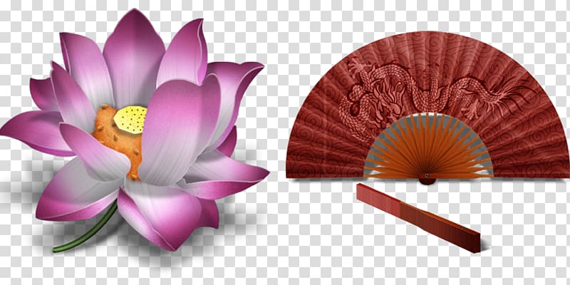 ICQ ICO Icon, Lotus Chinese style material transparent background PNG clipart