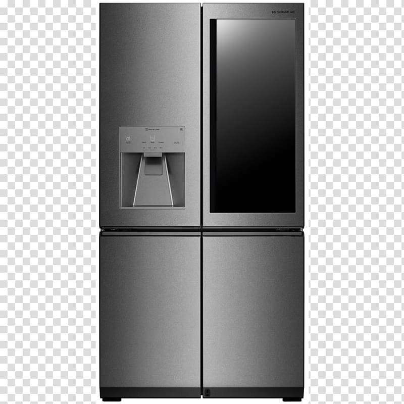 LG Electronics Home appliance Refrigerator Energy Star Clothes dryer, stainless steel door transparent background PNG clipart