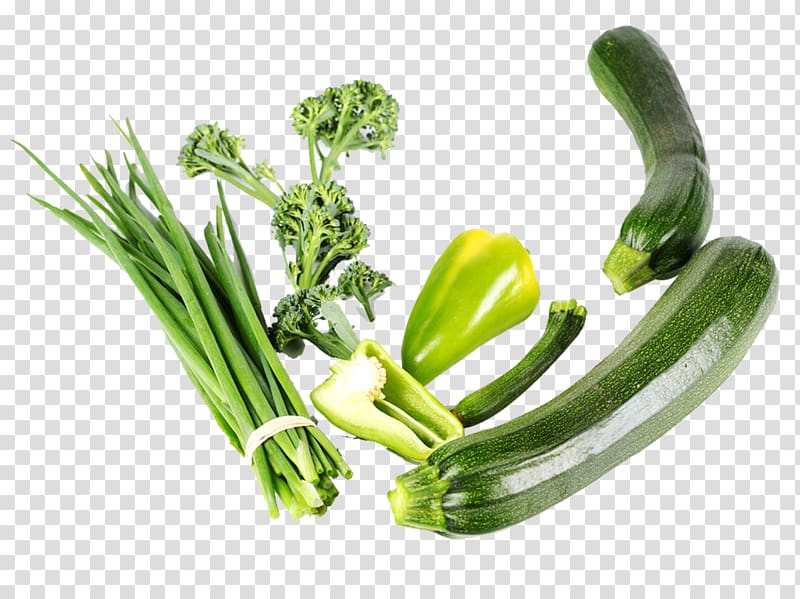 Cucumber Zucchini Vegetarian cuisine Vegetable Scallion, Assorted vegetables transparent background PNG clipart