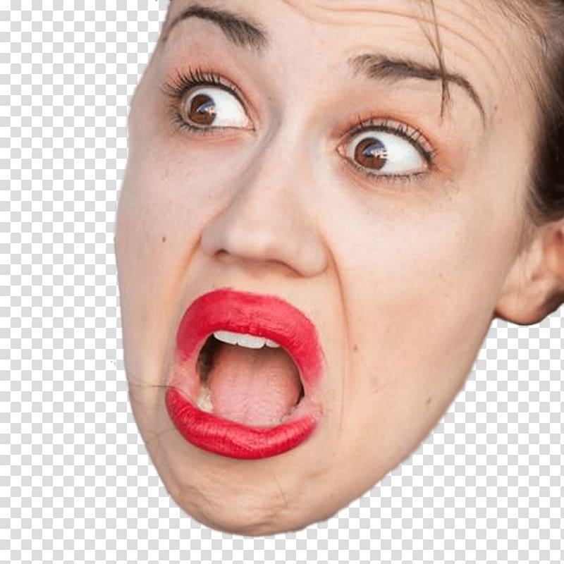 women's face illustration, Miranda Sings Angry transparent background PNG clipart