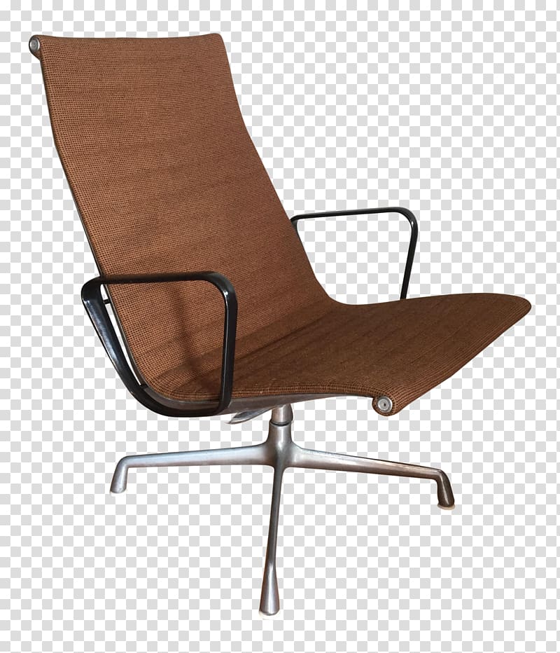 Eames Lounge Chair Wood Eames Aluminum Group Charles and Ray Eames Office & Desk Chairs, chair transparent background PNG clipart