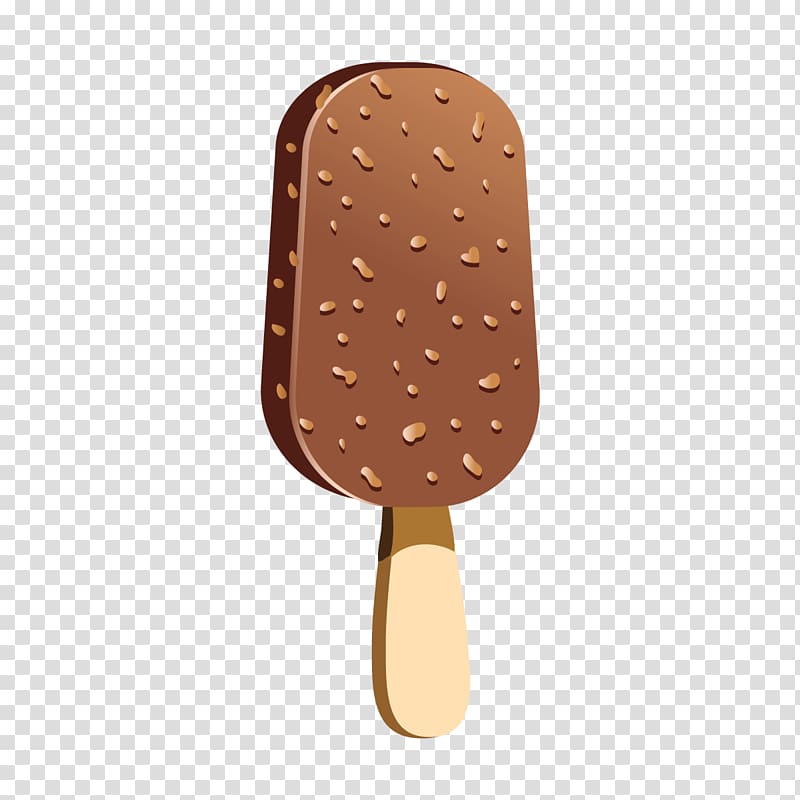 Ice cream Cartoon, Crispy chocolate popsicles transparent background PNG clipart