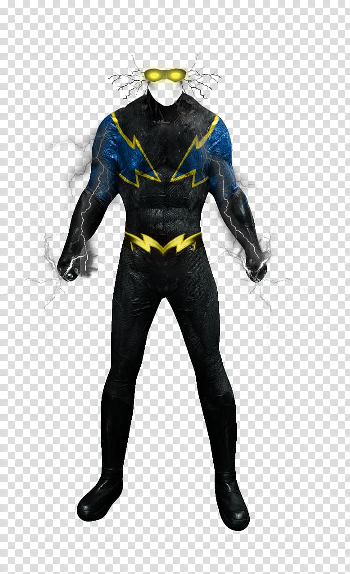 Black Lightning Booster Gold Blue Beetle Ted Kord Comics, black lightning transparent background PNG clipart