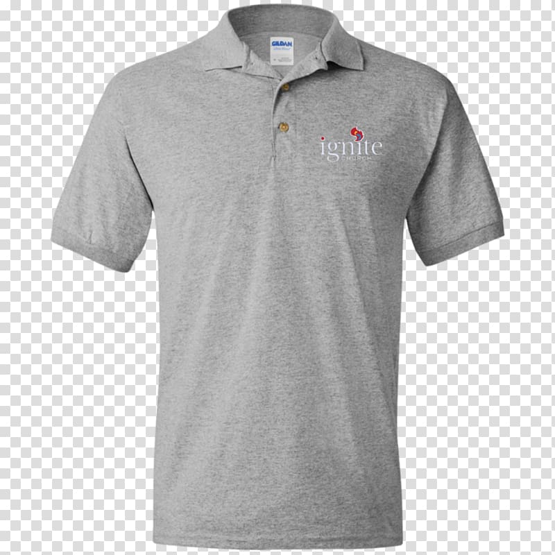 T-shirt Polo shirt Gildan Activewear Placket, polo shirt transparent background PNG clipart