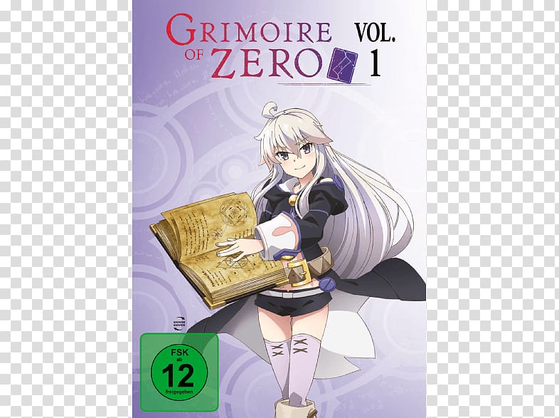 Blu-ray disc Grimoire of Zero DVD-Video Anime, dvd transparent background PNG clipart