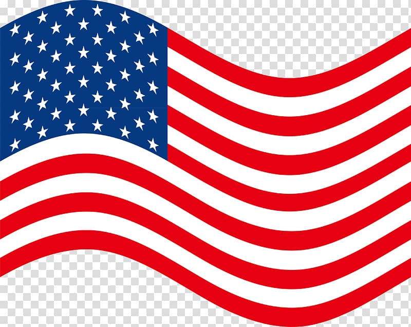 flag of U.S.A, Flag of the United States , American flag design transparent background PNG clipart