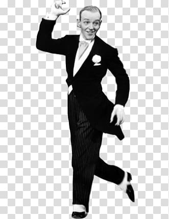 man dancing, Dancer Fred Astaire Front transparent background PNG clipart