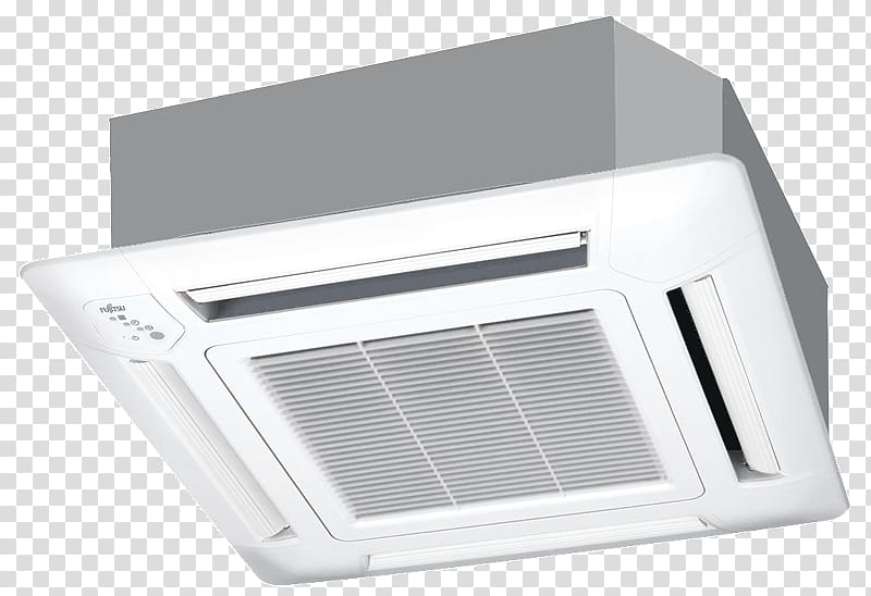 Air conditioning Compact Cassette Heat pump Fan coil unit Fujitsu, alpine cloud transparent background PNG clipart