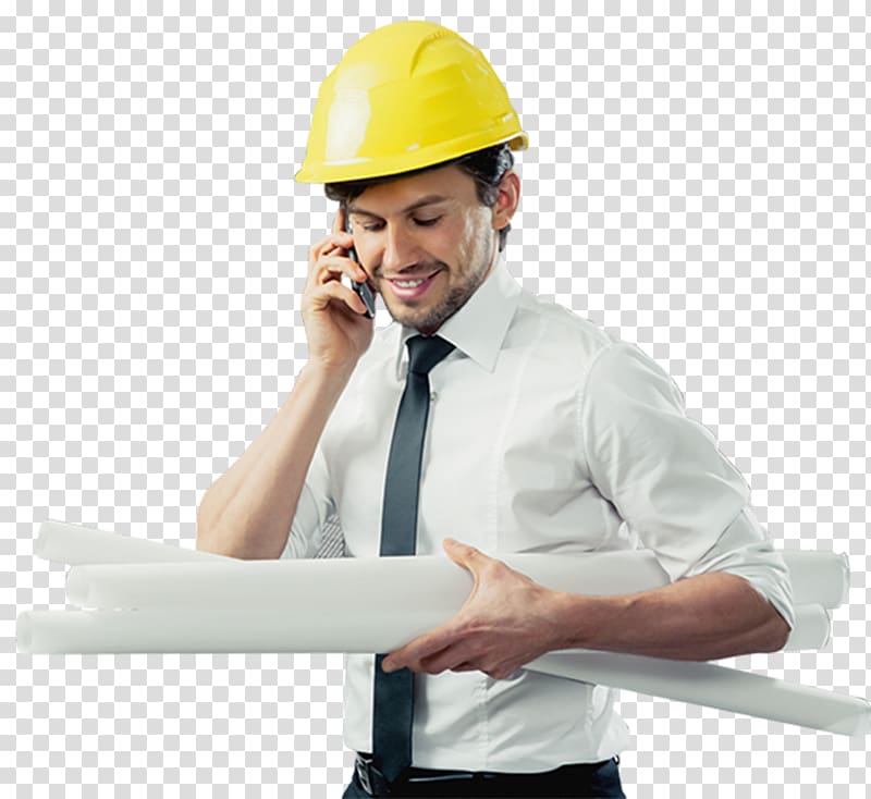 man wearing yellow hard hat, Mechanical Engineering , industrail workers and engineers transparent background PNG clipart