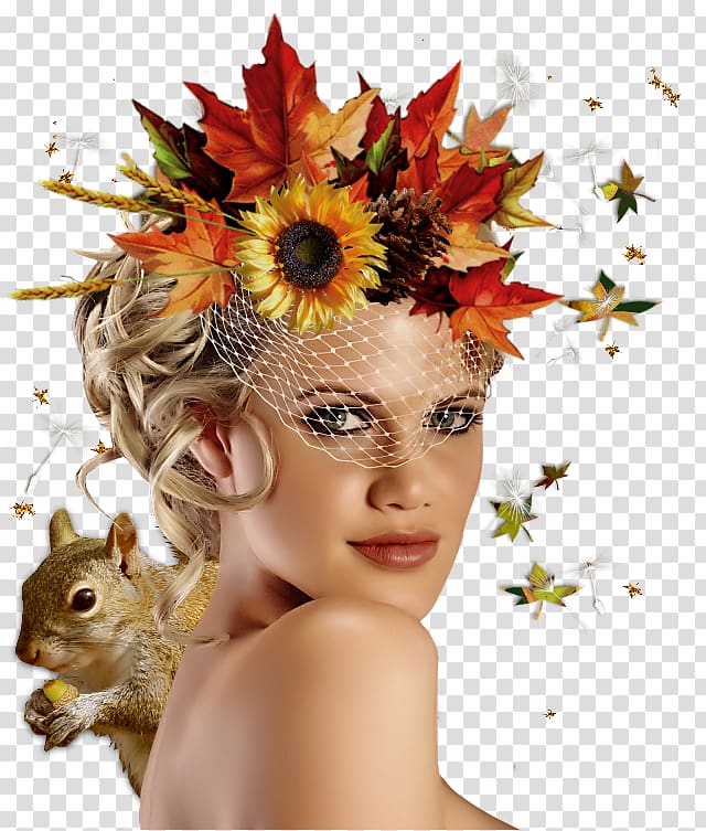 Julie Bell Woman Painting Drawing , Autumn woman transparent background PNG clipart