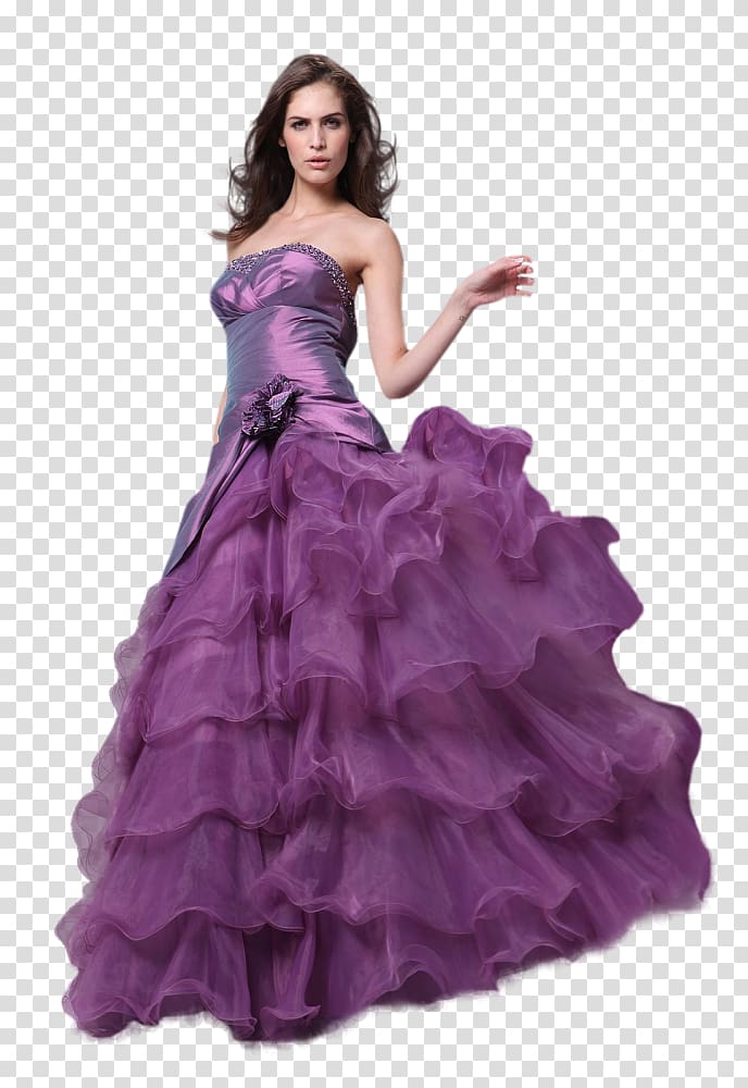 Party dress Quinceañera Prom, dress transparent background PNG clipart