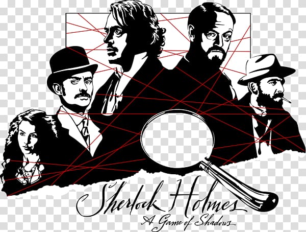 Sherlock Holmes Dr. Watson Poster Film, others transparent background PNG clipart