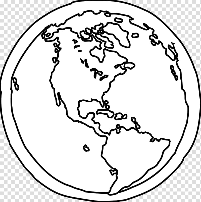 Earth Globe Black and white , Earth Black transparent background PNG clipart