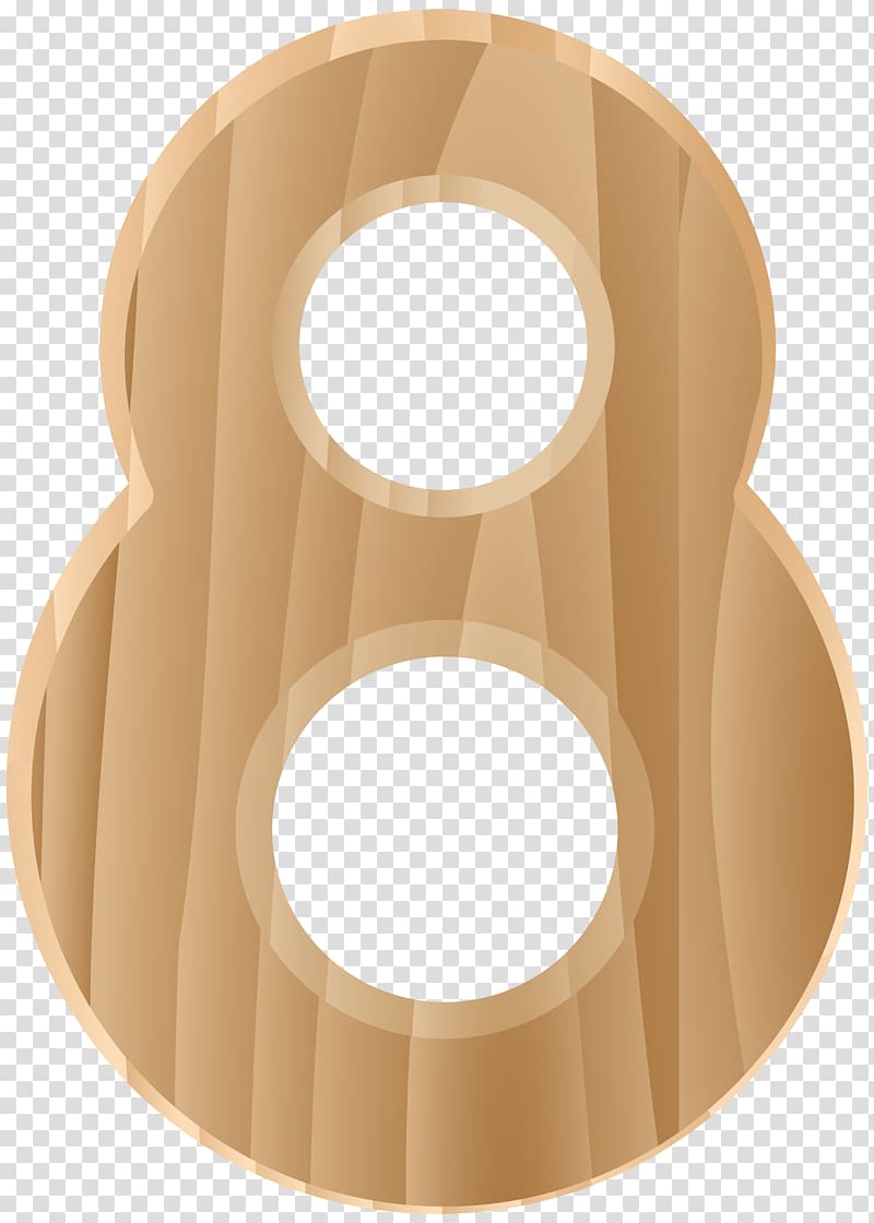 brown number 8 , Product Brown Design Pattern, Wooden Number Eight transparent background PNG clipart