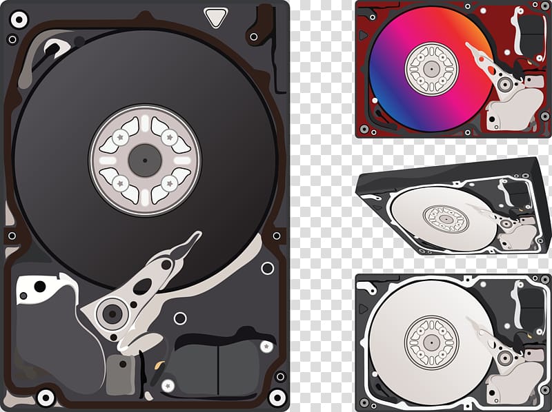 Hard Drives Compact disc Disk storage, Computer Accessories transparent background PNG clipart