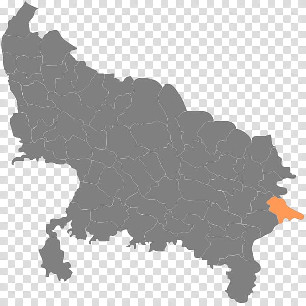 Lucknow Aligarh, Uttar Pradesh Kasganj Barabanki district Blank map, map transparent background PNG clipart