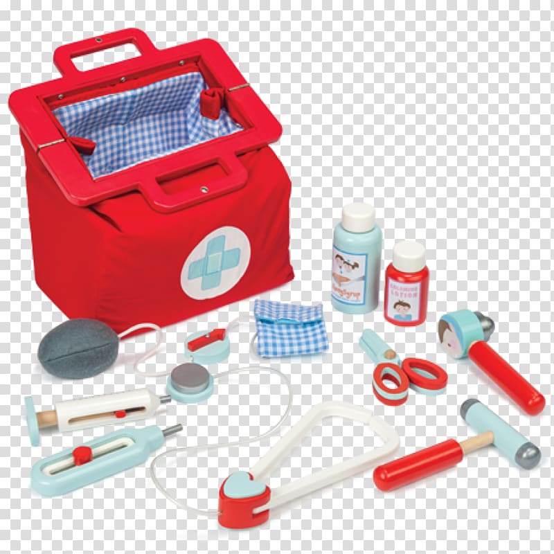 Medical bag Toy Physician Medicine, first aid kit transparent background PNG clipart