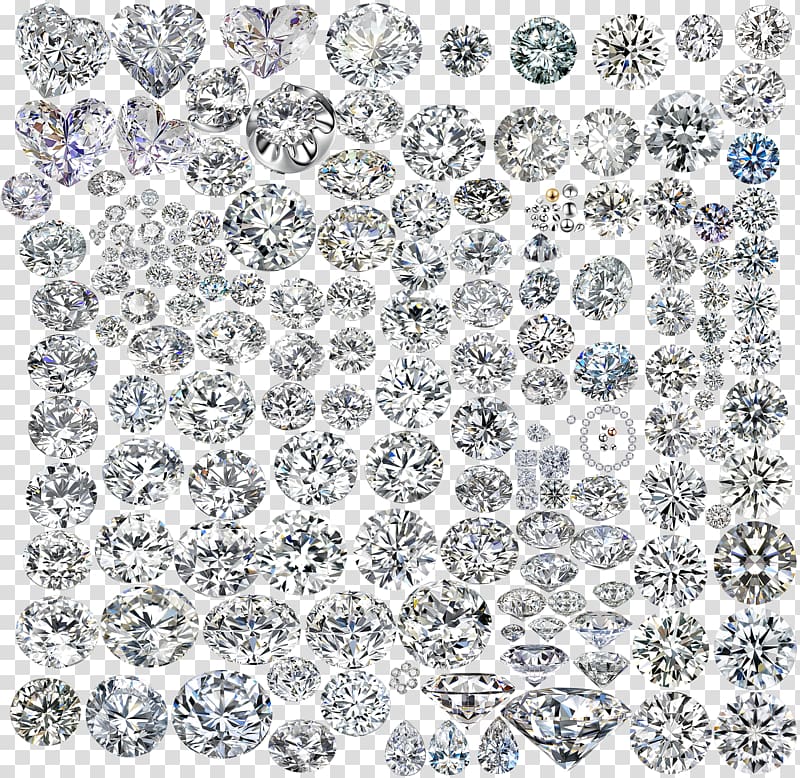 Diamond Ring Jewellery Computer file, Diamond material transparent background PNG clipart
