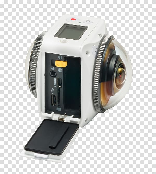 Kodak PIXPRO 4KVR360 Video Cameras Kodak PIXPRO SP360 4K resolution, Camera transparent background PNG clipart