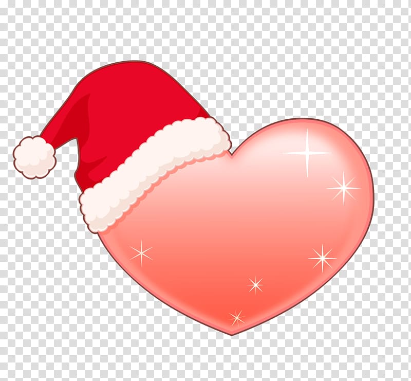 Santa Hat Wih Heart ., others transparent background PNG clipart