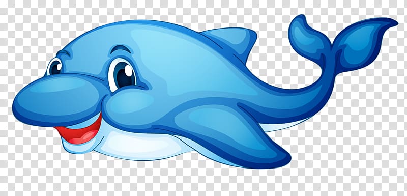 Dolphin Illustration, Blue Dolphin transparent background PNG clipart