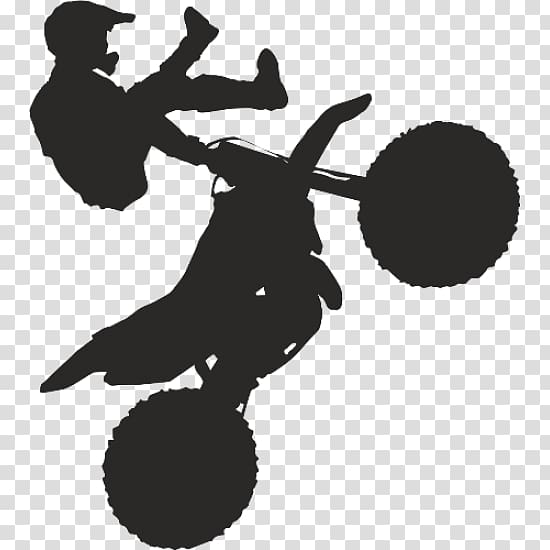 Freestyle motocross Motorcycle Silhouette, motocross transparent background PNG clipart